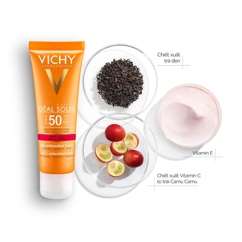 Kem chống nắng Vichy Captial Ideal Soleil Anti-Ageing SPF 50 UVB +UVA 50ML ( Nhập Khẩu ) | Shopee Việt Nam