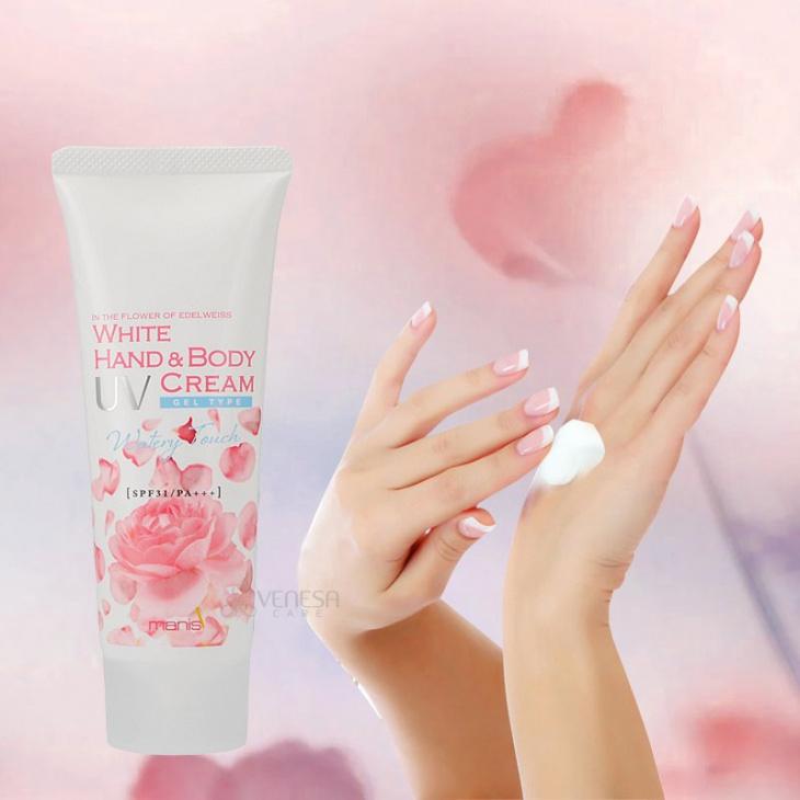 Bạn đã biết loại kem chống nắng có thành phần dưỡng da Manis White Hand & Body UV Cream từ Nhật Bản - TOKYOMETRO